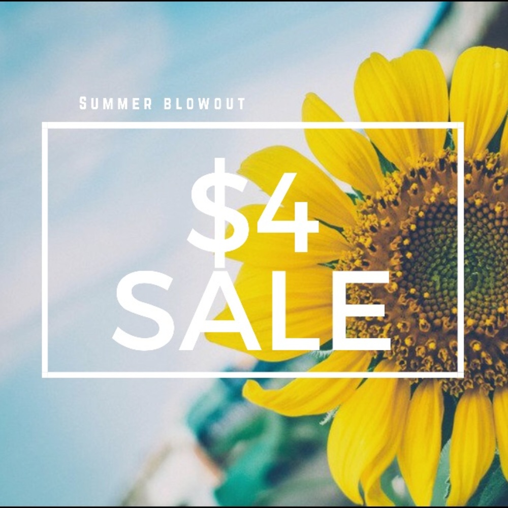 4 Day $4 Sale